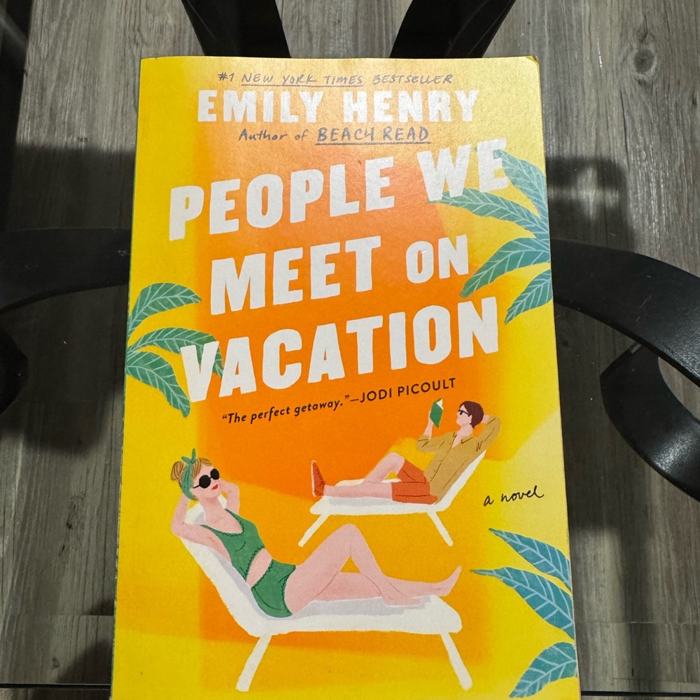People We Meet On Vacation - Yellow Paperback Novel